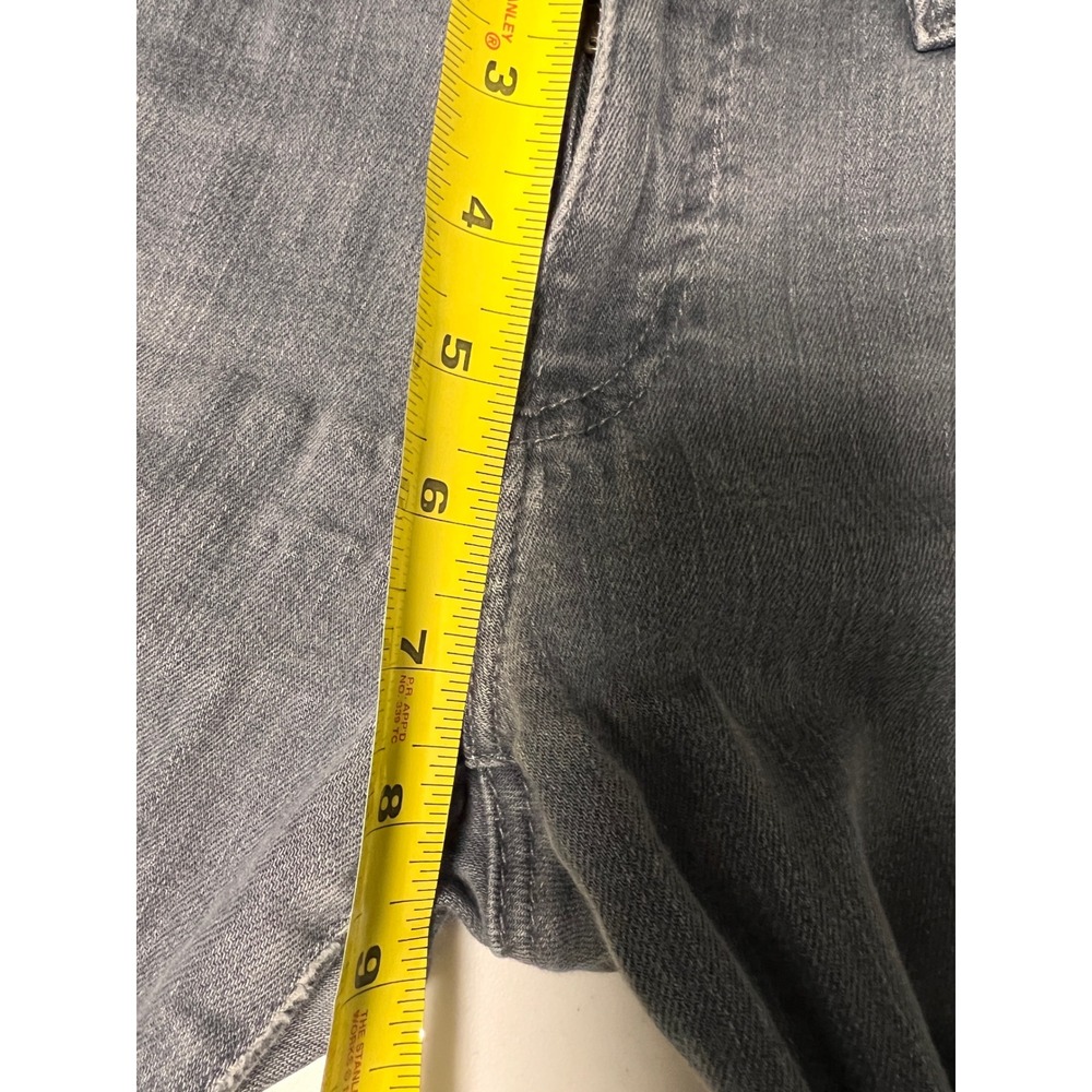 AG Adriano Goldschmied The Stilt Cigarette Leg Jeans 28R Grey Made in USA - Picture 8 of 10